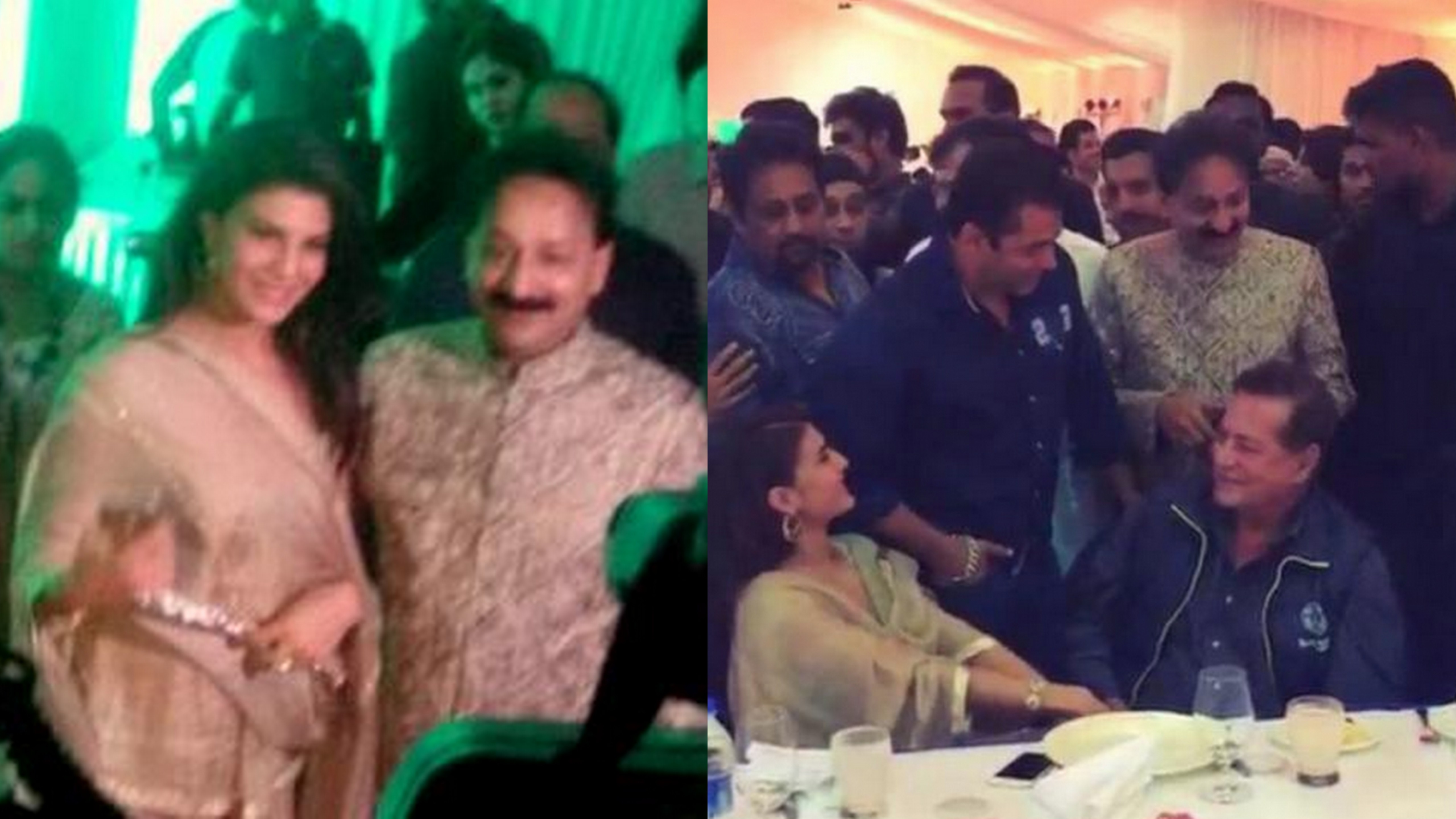Salman Khan with family at Baba Siddique's Iftar Party