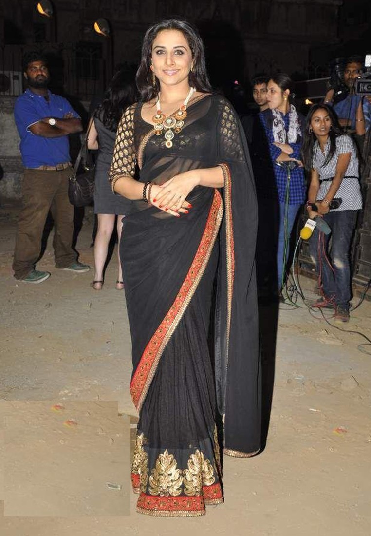 Vidya Balan in black