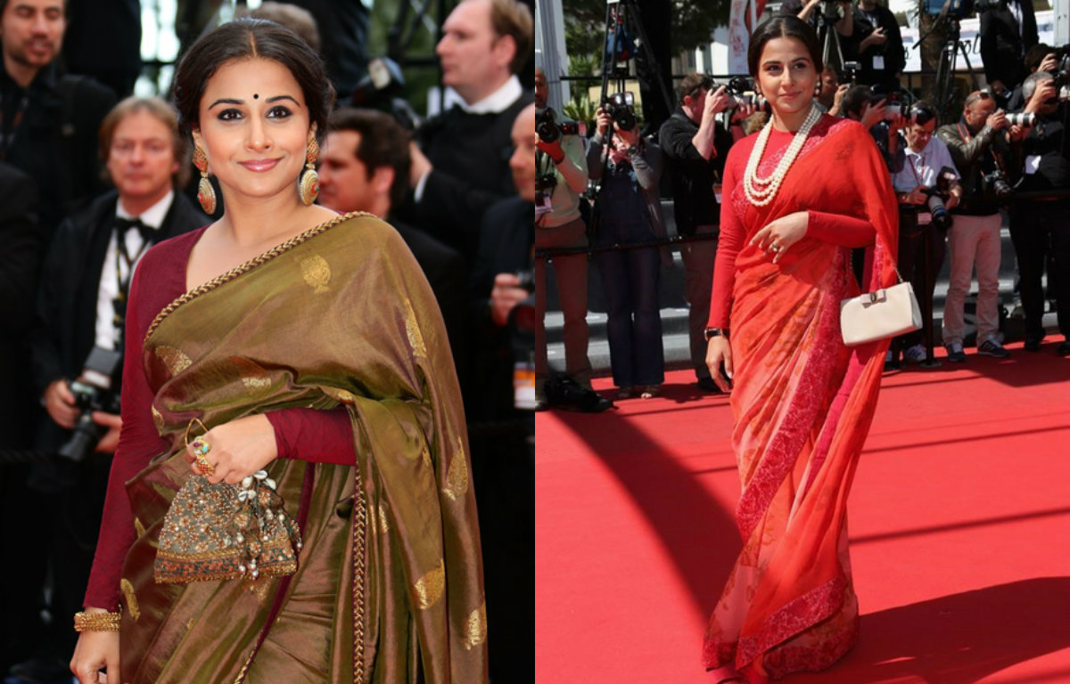Vidya Balan in saree.
