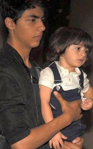 Aryan Khan and AbRam