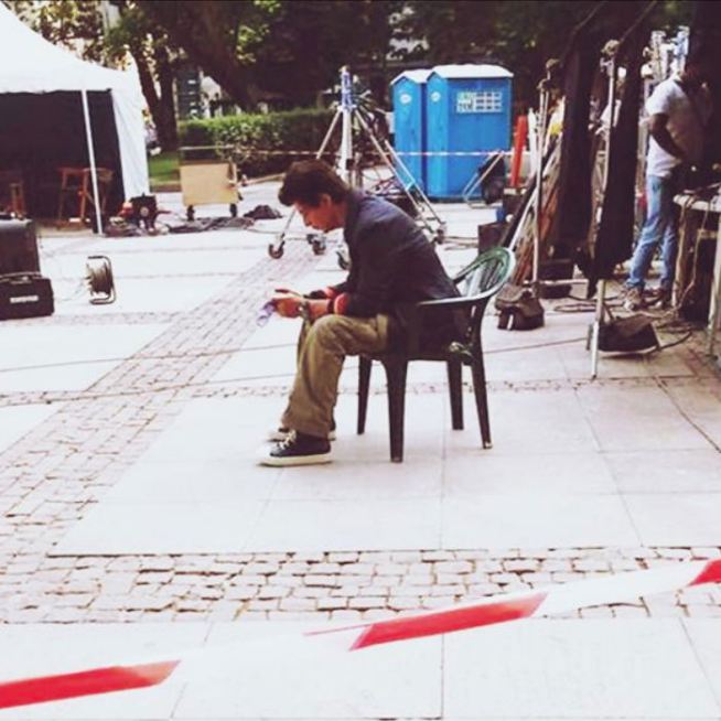 Shah Rukh Khan from Dilwale Sets