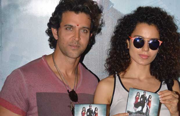 Hrithik Roshan with Kangana Ranaut