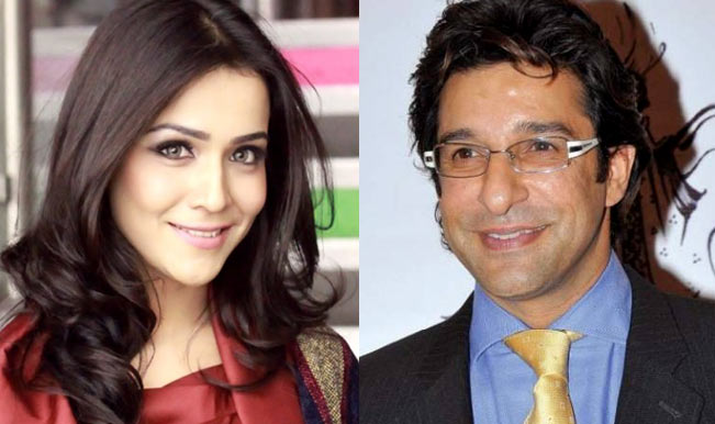 Wasim Akram and Humaima Malick