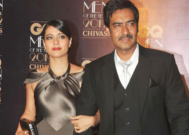 Ajay Devgn Kajol at an event
