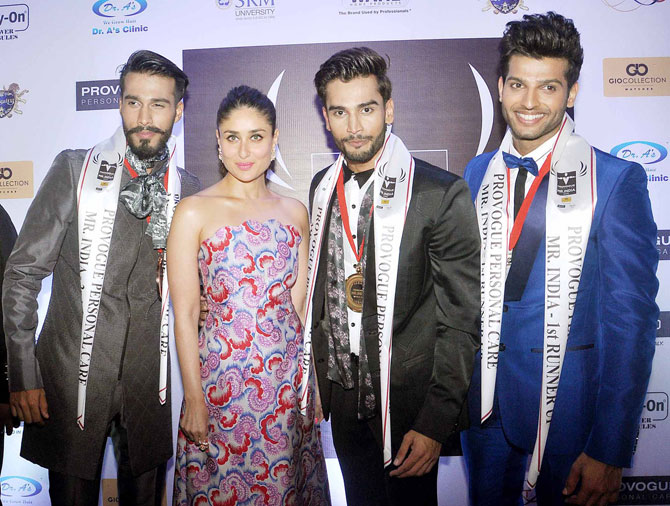 Kareena Kapoor Khan at the Provogue Mr India pageant.