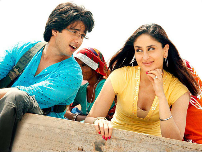 Kareena Kapoor with Shahid Kapoor