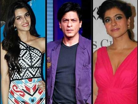 Kriti Sanon, Shah Rukh Khan and Kajol