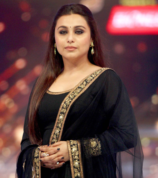 Rani Mukerji in black
