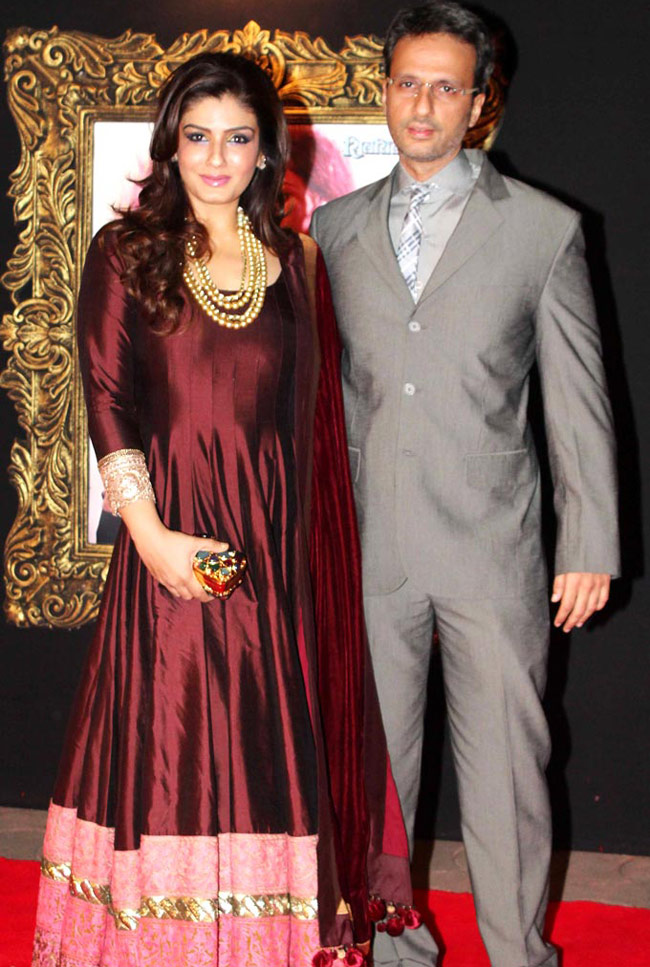 Anil Thadani and Raveena Tandon