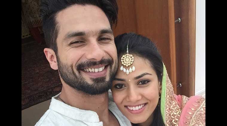 Shahid Kapoor Mira Rajput selfie