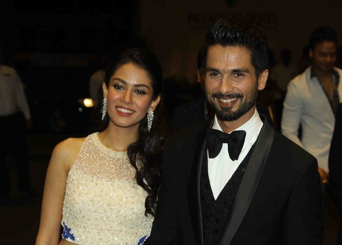 shahid kapoor - mira rajput