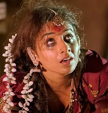 Vidya Balan horror look