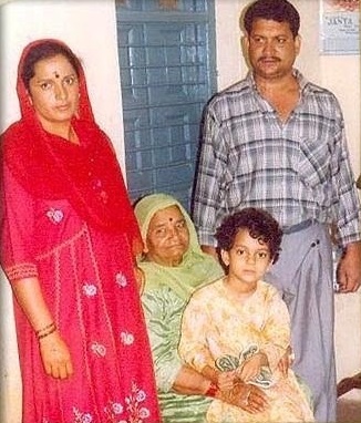 Kangana Ranaut childhood
