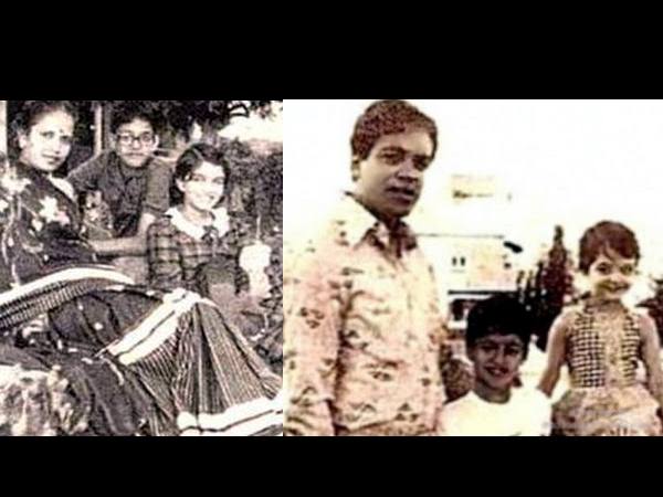 Aishwarya Rai with family