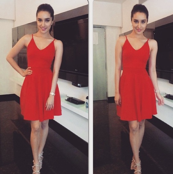 Shraddha Kapoor red dress
