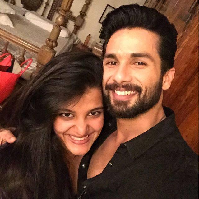 Shahid Kapoor Sanah Kapoor