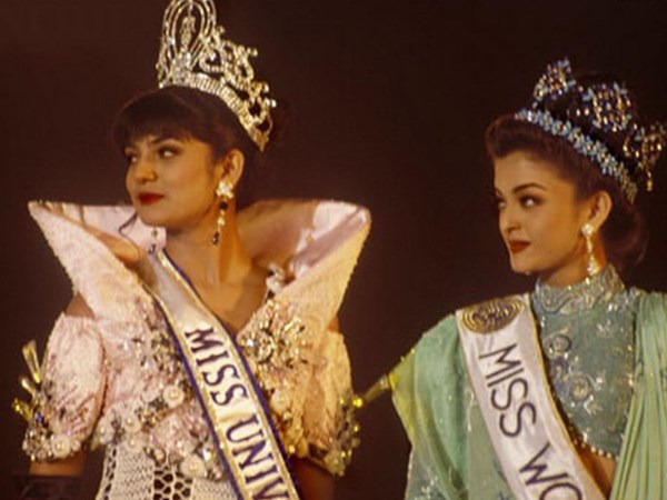 Sushmita Sen with Aishwarya Rai