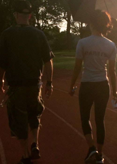 Priyanka Chopra chilling on the sets of 'Quantico'