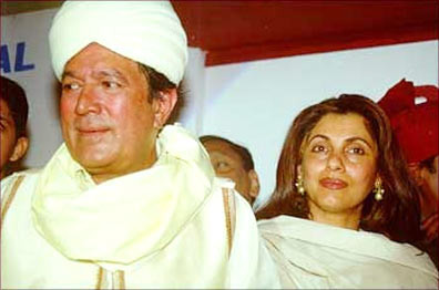 Rajesh Khanna and Dimple Kapadia