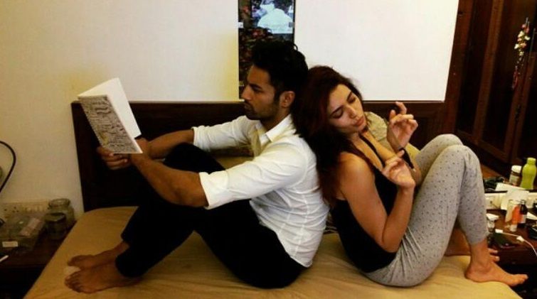 Adorable pictures of Upen Patel and Karishma Tanna.