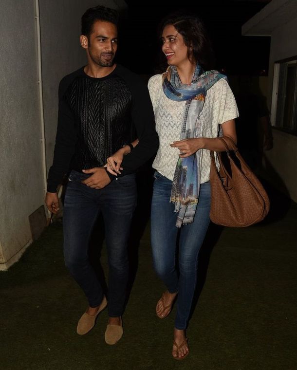 Adorable pictures of Upen Patel and Karishma Tanna.