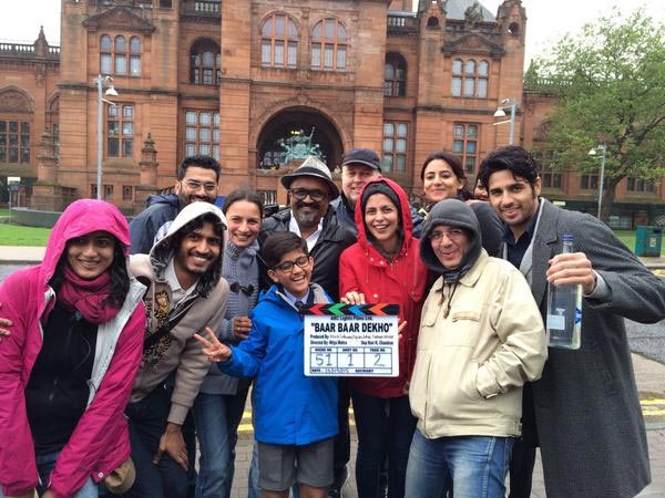 cast and crew of Baar Baar Dekho