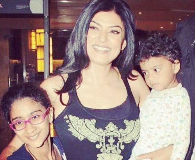 Sushmita Sen with kids