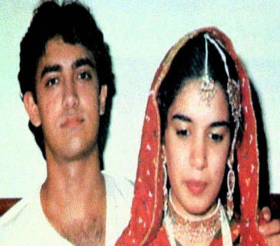 Aamir Khan and Reena Dutt