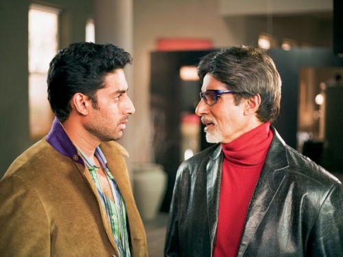 Abhishek Bachchan and Amitabh Bachchan