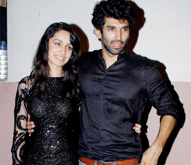 Aditya Roy Kapur with Shraddha Kapoor