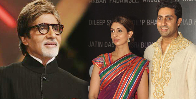 Amitabh, Abhishek,Shweta