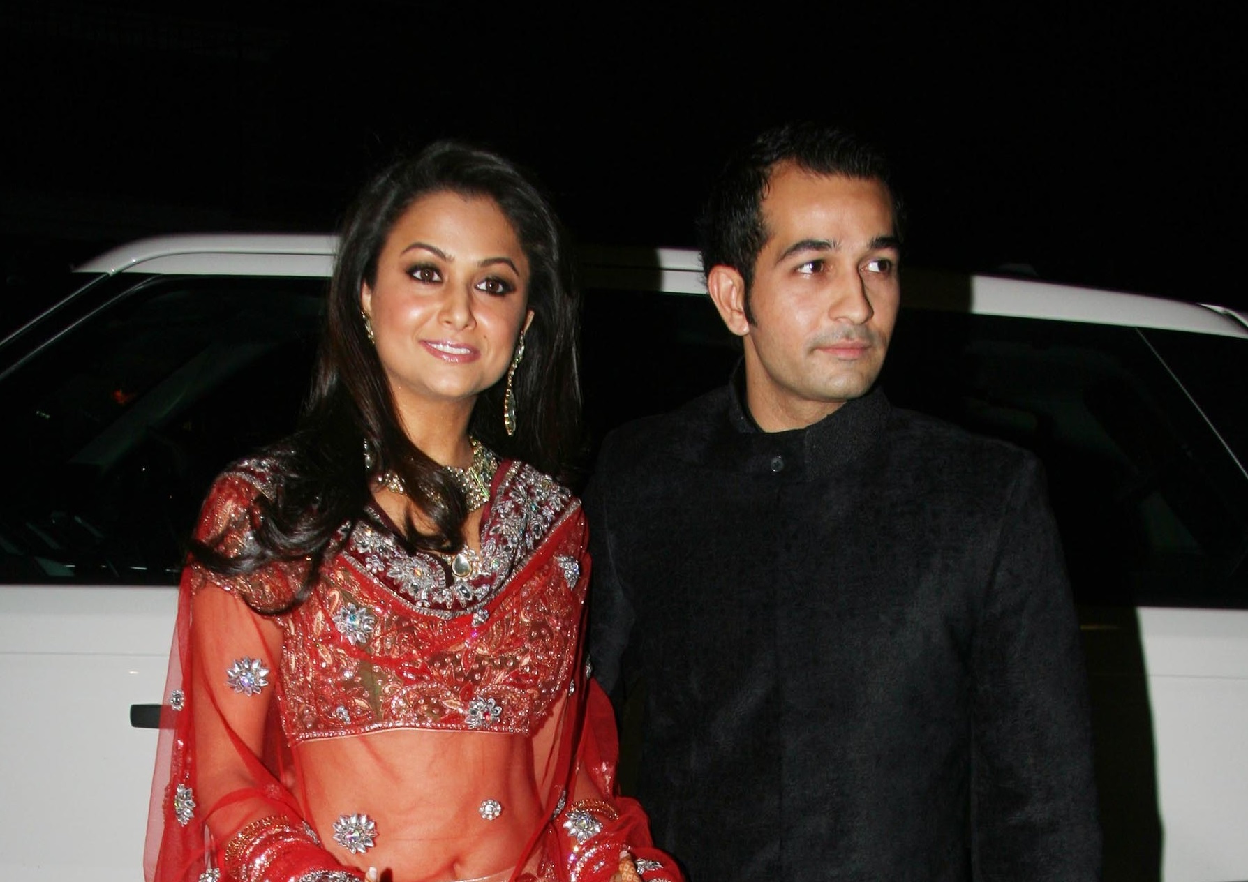 Amrita Arora and Shakeel Ladak