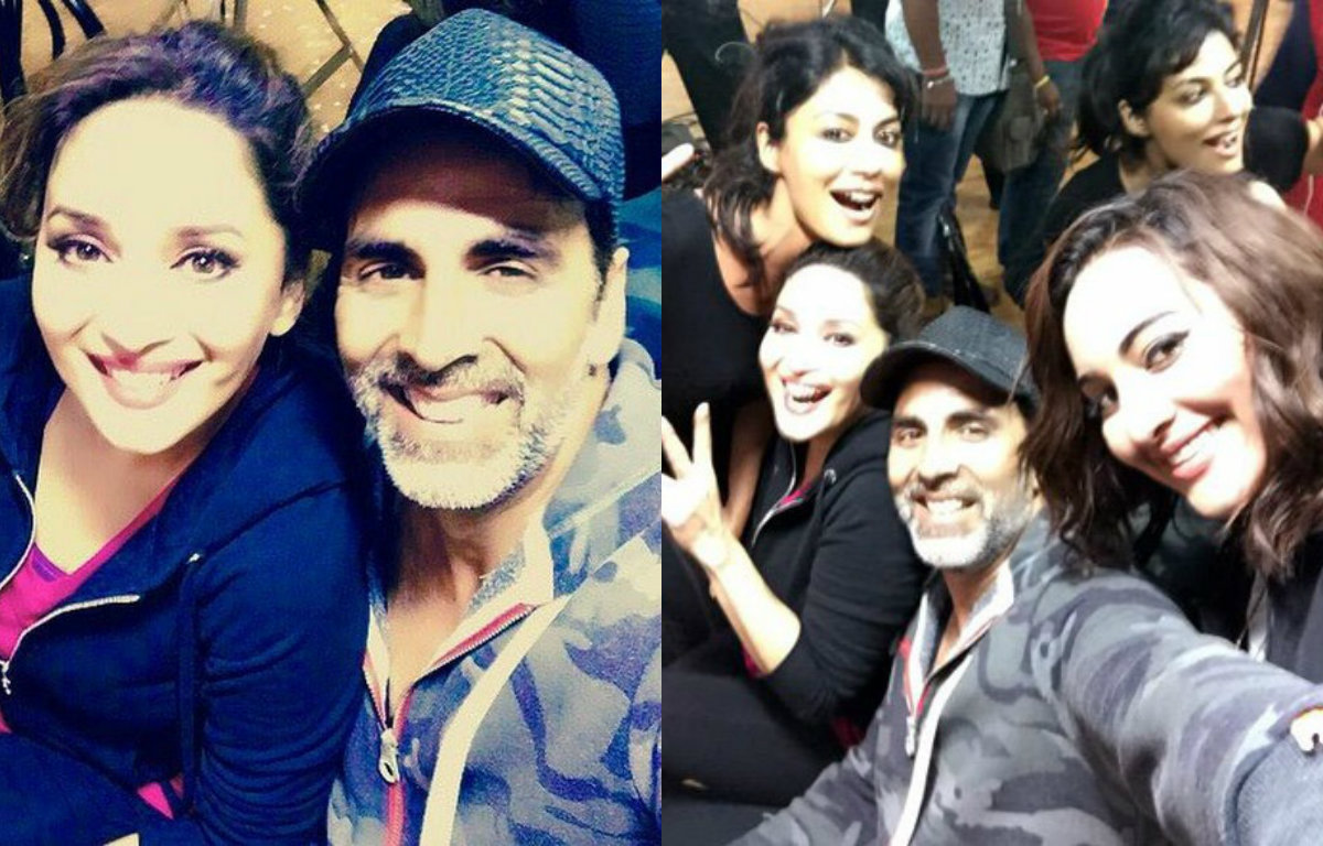 In pictures : Akshay Kumar, Sonakshi Sinha and Madhuri Dixit sizzle in Fusion Tour