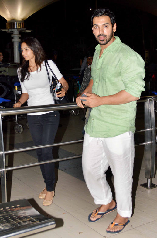 John Abraham with Wife Priya