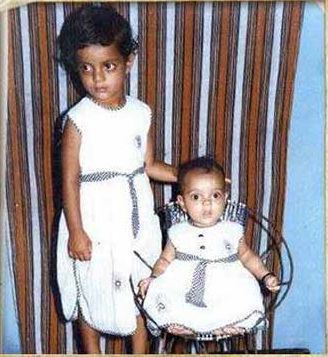 Kangana Ranaut childhood picture.