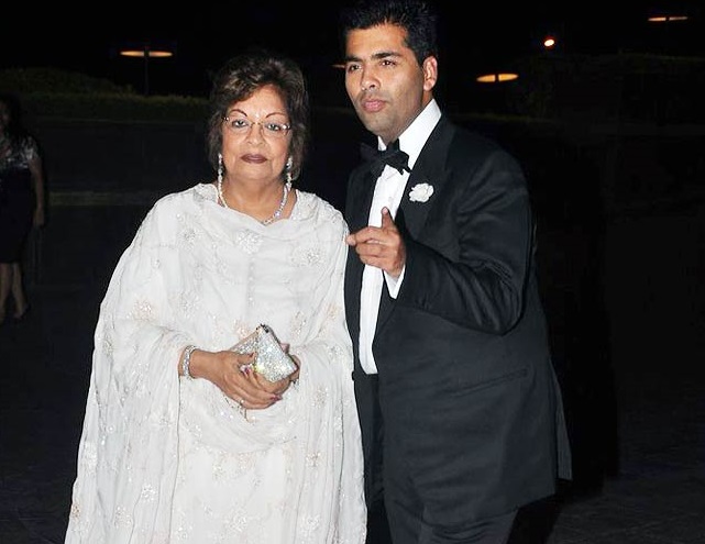 Karan Johar lives with family