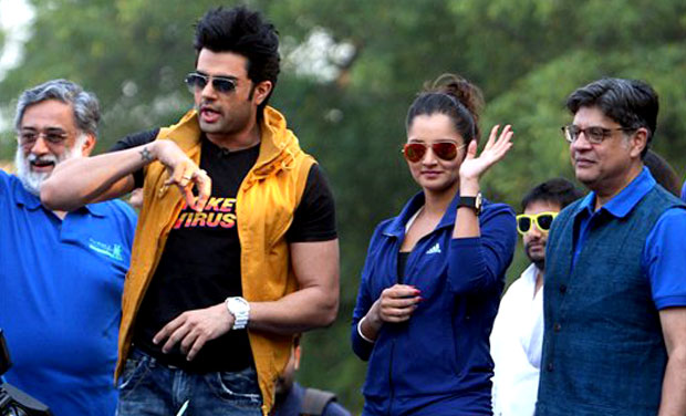 Manish Paul and Sania Mirza
