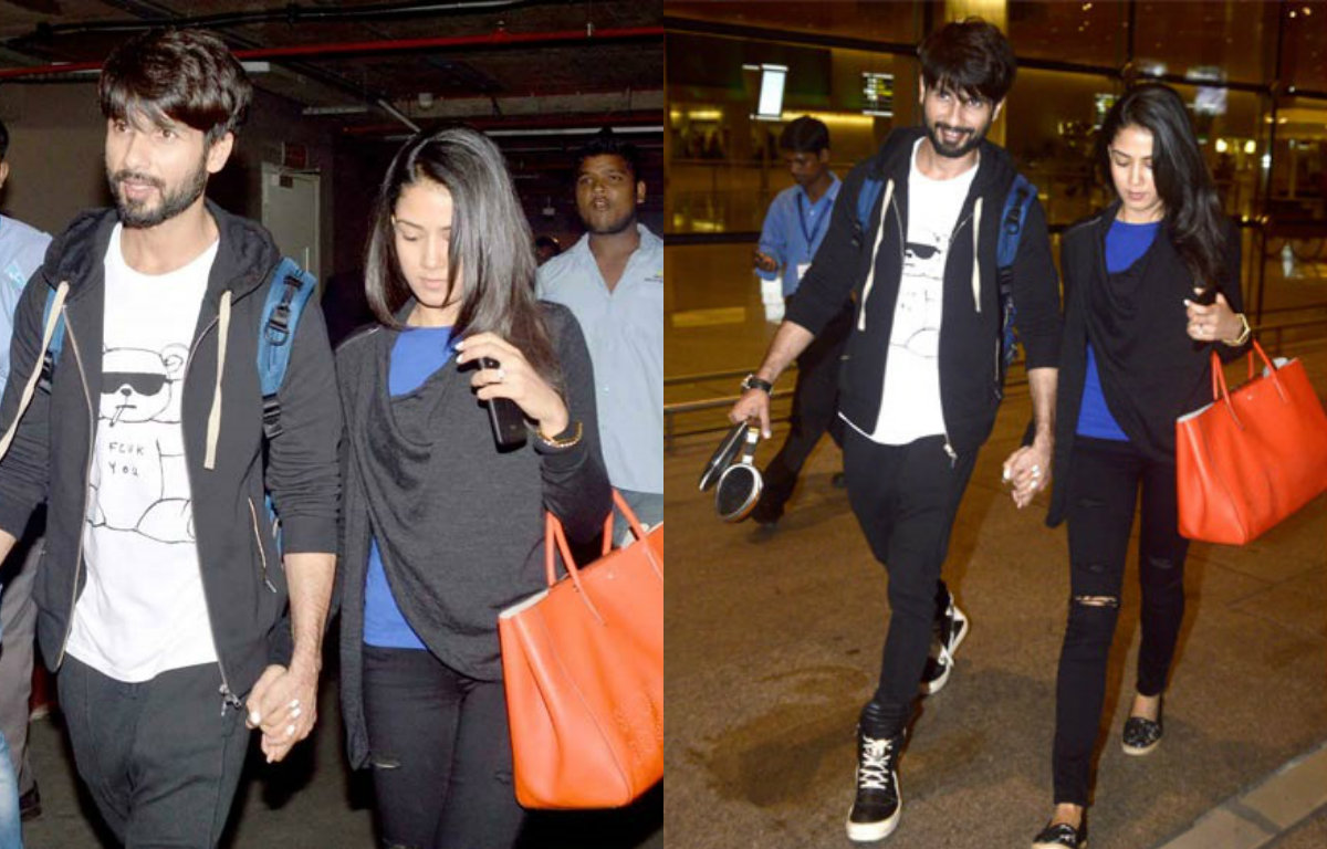 Shahid Kapoor - Mira Rajput return from their Honeymoon