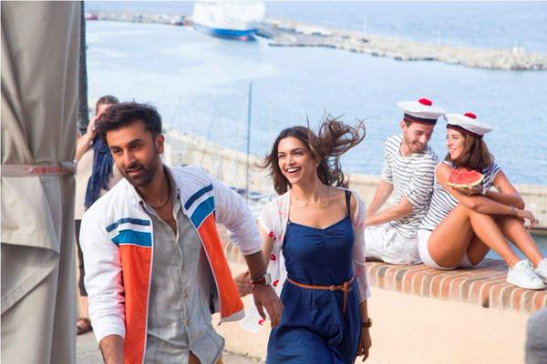 Ranbir Kapoor and Deepika Padukone in Mumbai for 'Tamasha'