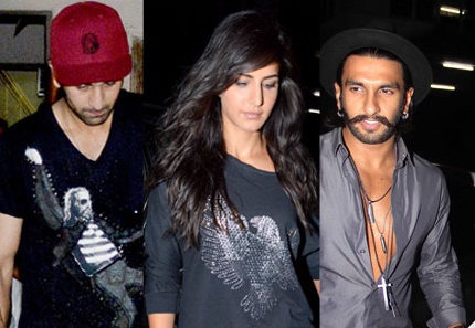 Ranbir Kapoor Katrina Kaif Ranveer Singh