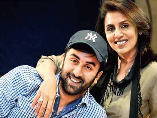 Ranbir Kapoor with Mother Neetu kapoor