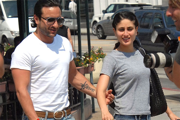 Kareena Kapoor with Saif Ali Khan