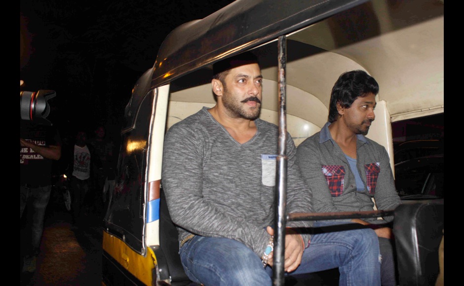Salman Khan in Auto
