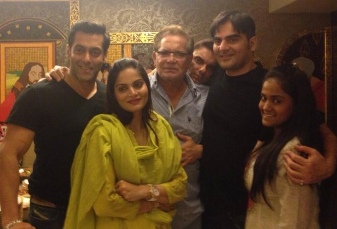 Salman Khan lives with family