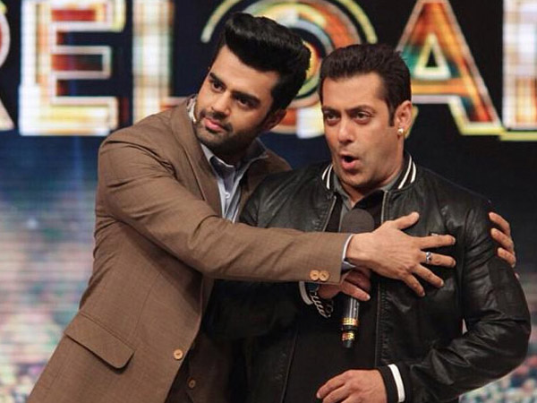 Salman Khan with Manish Paul