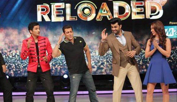 Salman Khan - Manish Paul - Lauren Gottlieb