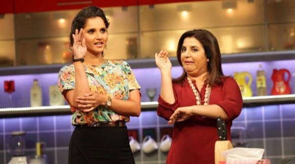 Sania Mirza with Farah Khan