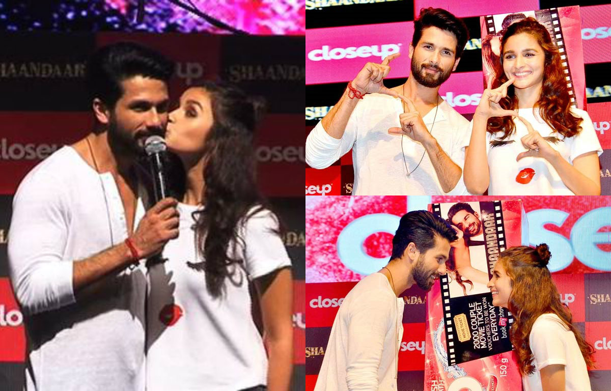 Shahid Kapoor and Alia Bhatt promote Shandaar