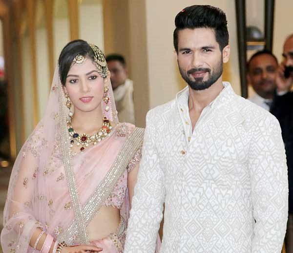 Shahid Kapoor and Mira Rajput tying knot