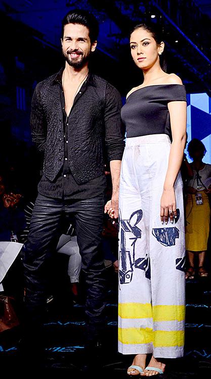 Shahid Kapoor and Mira Rajput